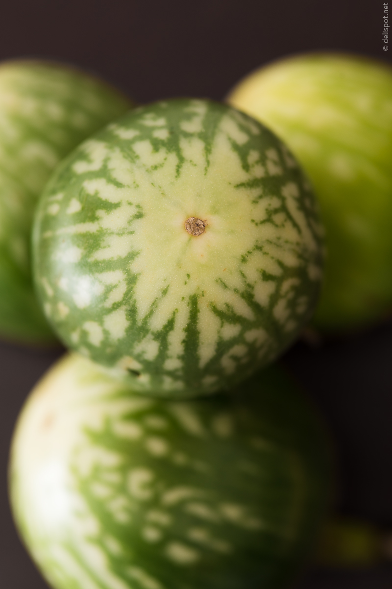 Auberginen der Sorte Thai Green