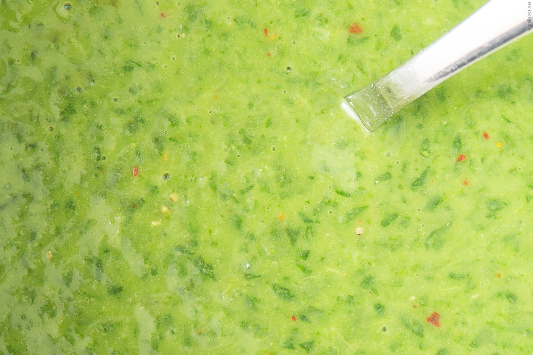 Kalte Sauerampfer-Petersilien-Sauce