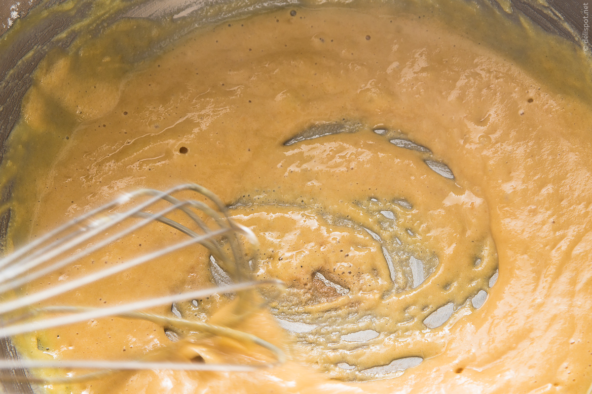Braune Mehlschwitze (Mehl und Butter), fachsprachlich roux brun