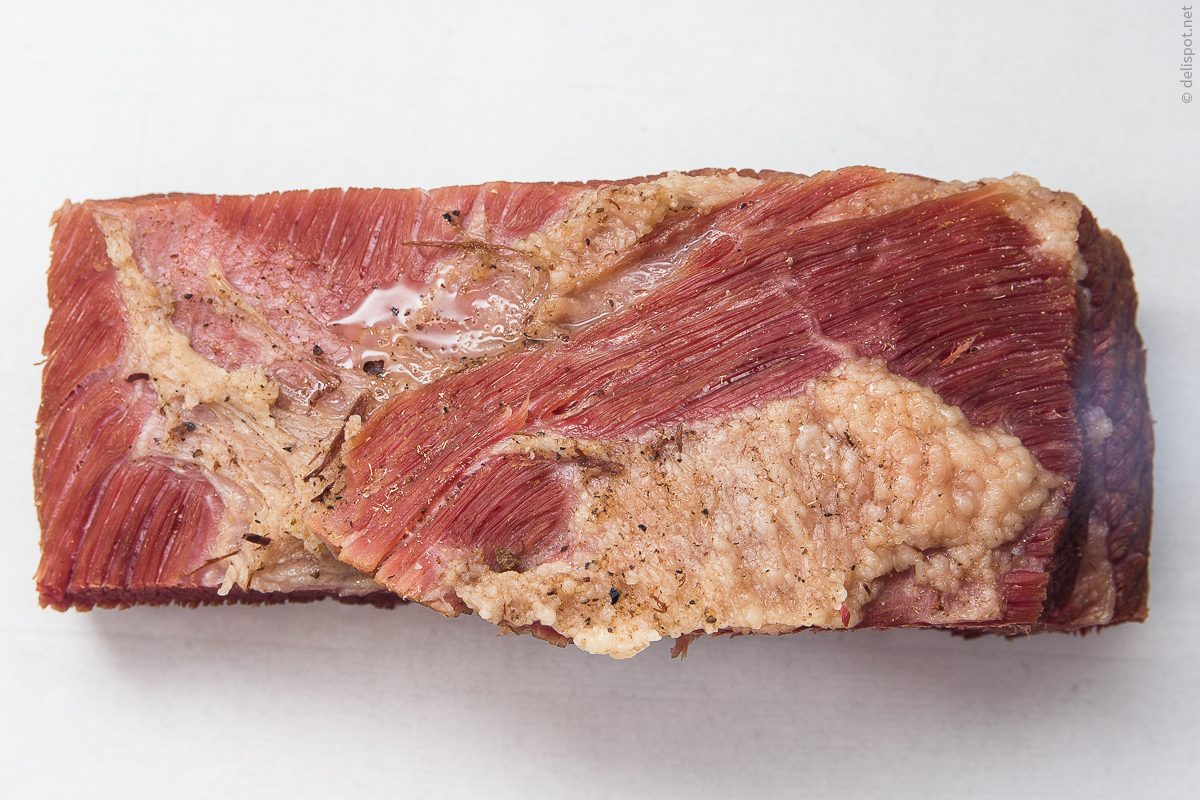 Corned Beef unmittelbar nach dem Kochen