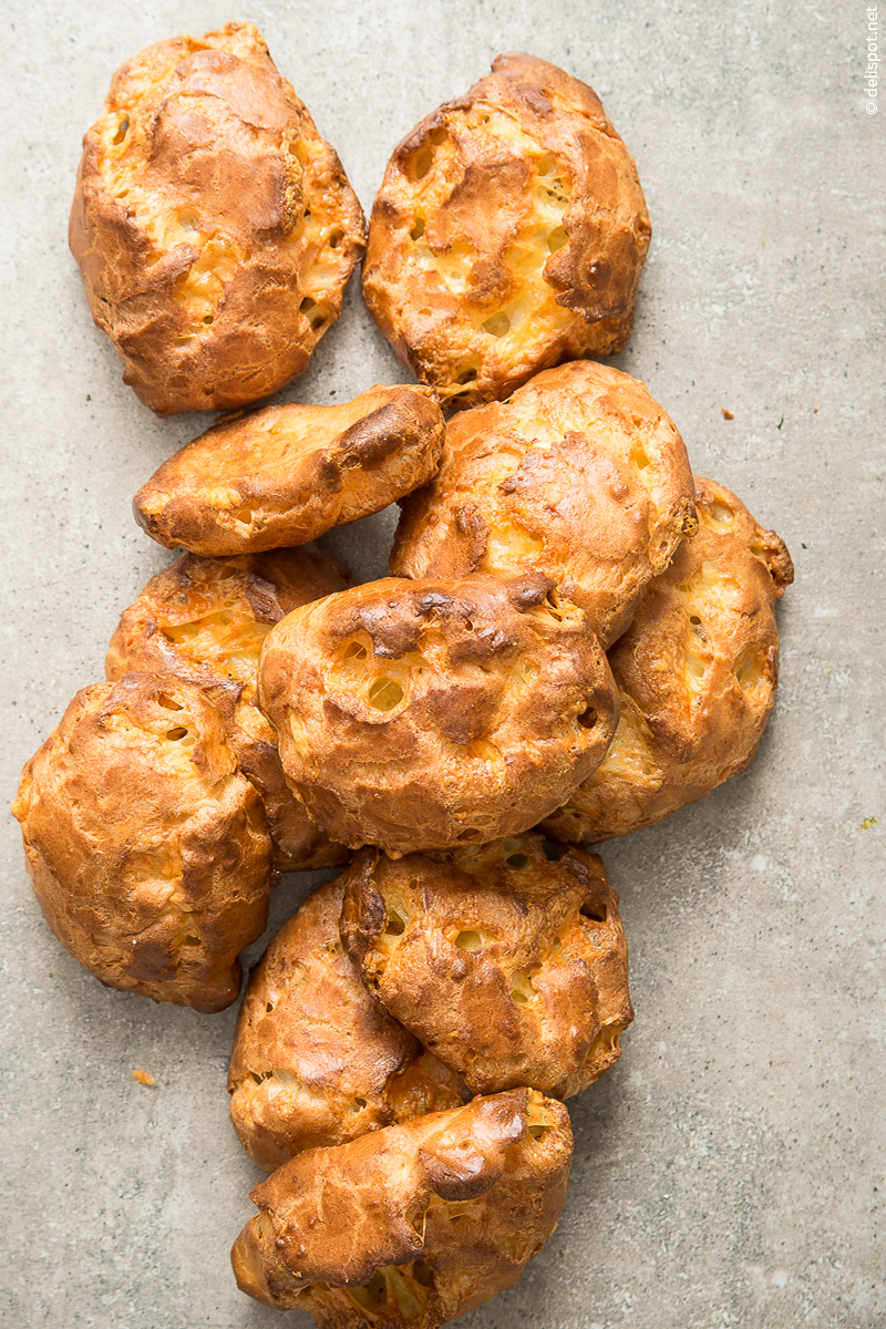 Gougères, frisch gebacken