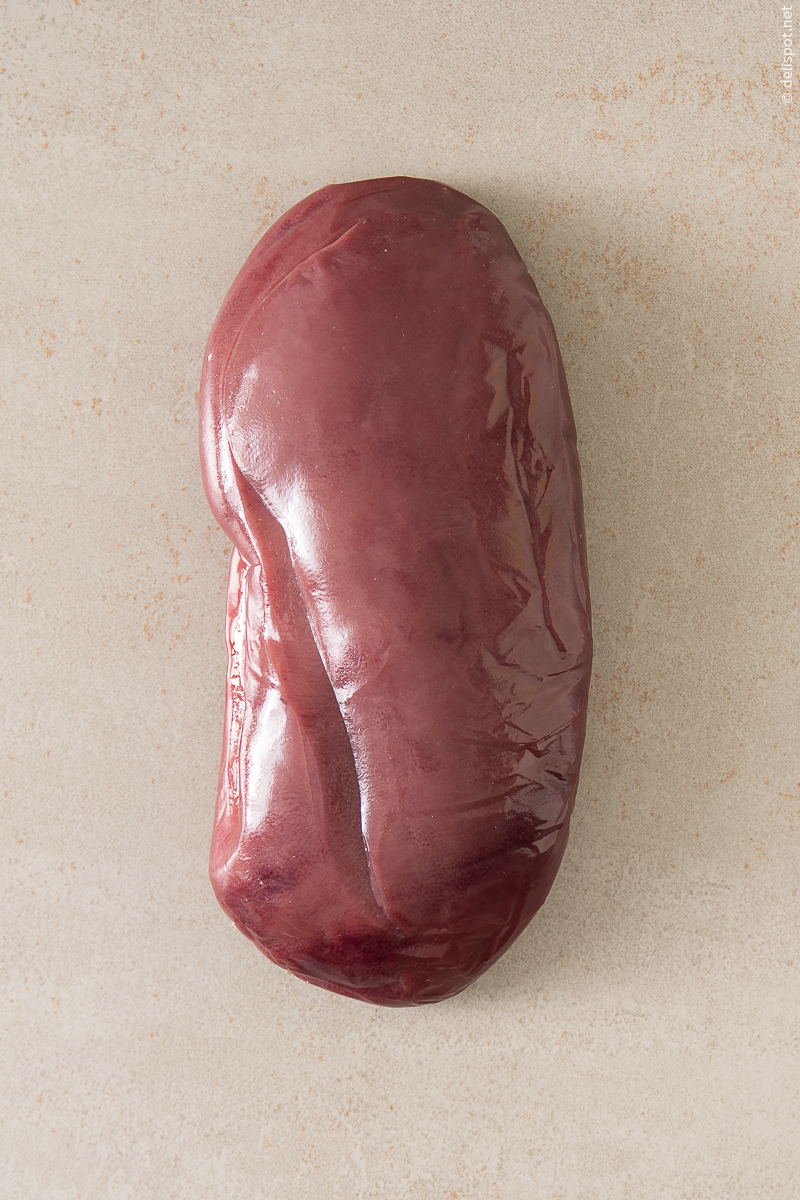 Schweineniere, komplett