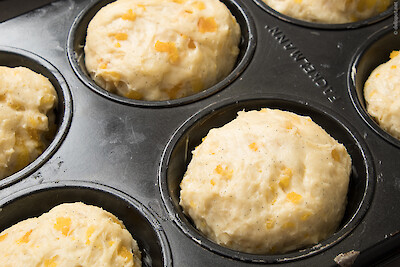 Brioche, Einzelstücke in Muffinform, Detailausschnitt